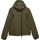 Superdry Homme Veste Coupe-vent Arctic à Capuche en Microfibre Khaki Taille: Xxl