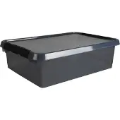 Sunware Aufbewahrungsbox Comfort-line, 32L, grau-transparent (40 cm, 32 l)