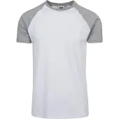 Urban Classics T-Shirt gris / blanc