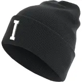 MSTRDS Urban Classics Chapeau - Lettre I Noir