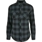 Urban Classics Chemisier bleu cyan / noir