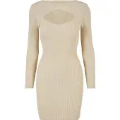 Urban Classics Robes en maille sable