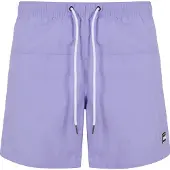 Urban Classics Shorts de bain lavande / noir / blanc