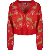 Urban Classics Cardigan or / rouge / blanc