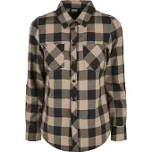 Urban Classics Chemisier beige foncé / gris foncé / noir