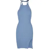 Urban Classics Robes en maille bleu ciel