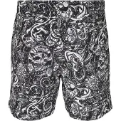 Urban Classics Shorts de bain noir / blanc