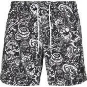 Urban Classics Shorts de bain noir / blanc