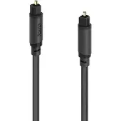 Hama Câble de raccordement 00202018 Toslink audio [1x Toslink mâle (ODT) - 1x Toslink mâle (ODT)] 5 m noir contacts dor