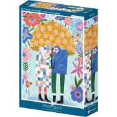 Pieces & Peace Puzzle Flower Shower - 500 Teile buntes Motiv