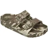 Quiksilver Chaussures ouvertes 'Embark RF' marron / gris / vert