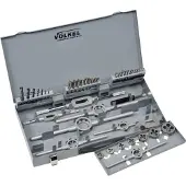 Volkel ensemble taraud et filière M3 - 12, 42 pièces