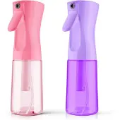 Vendos85 Pack de 2 vaporisateurs brume ultra-fine 200 ml Rose / Violet