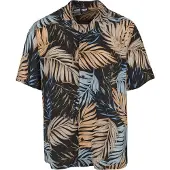 Urban Classics Chemise beige / camel / bleu fumé / noir