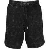 Urban Classics Washed Piped Sweat Shorts Noir 2XL Homme