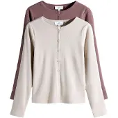 The Set Cardigan crème / mauve