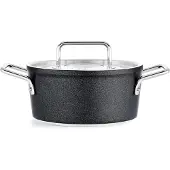 Fissler Adamant / Casserole en aluminium (Ø 18 cm, 2L) Casseroles-revêtement avec couvercle en métal, anti-adhésif - Induction
