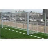 Softee Lot de 2 filets de football à 11 de type boîte de qualité supérieure de 3 mm