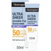 Neutrogena Ultra Sheer Age Shield fluide ultra-léger SPF 50 50 ml