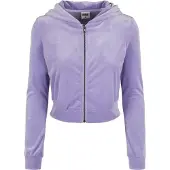 Urban Classics Velvet Sweatshirt Bleu M Femme