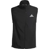 Adidas Gilet de sport 'Adi365 Running Essentials' gris argenté / noir