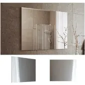 Vicco Miroir mural Viola Blanc 80x65cm, Model 38799