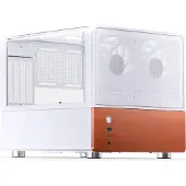 Jonsbo V12 PC-Gehäuse, Mini-Tower, Micro-ATX - weiss (mATX), Boîtier PC, Blanc