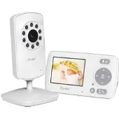 7links Babyphone vidéo HD avec écran LCD 2,4" et vision nocturne