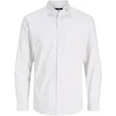 Jack & Jones Chemise JPRBLABLACKPOOL PRINT hommes - Blanc - EU XL
