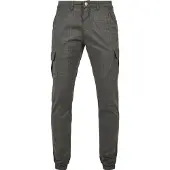 Urban Classics Pantalon cargo gris / gris foncé