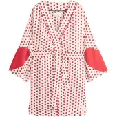 Rockett St George Robe de chambre rouge / blanc