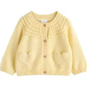 Next Cardigan jaune clair