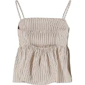 Urban Classics Tb7531 Sleeveless T-shirt Beige S Femme