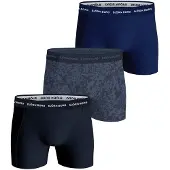 Björn Borg Cotton Stretch Boxers 3Pack Foncé Noir Bleu foncé Multicoloré Bleu taille M
