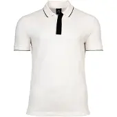 Armani Exchange pour homme. XM001285AF10366U0009 Polo idéal (L), Blanc, Casuel, Coton, Manche courte