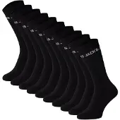 Jack & Jones Junior Chaussettes 'JACREGEN' noir / blanc