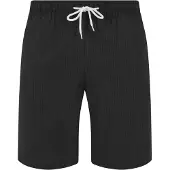 Urban Classics Pantalon 'Seersucker' noir