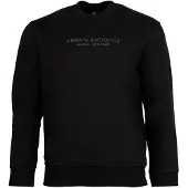 Armani Exchange Sweat-shirt gris foncé / noir