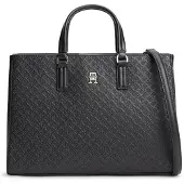 Tommy Hilfiger pour femme. AW0AW18418 Sacoche noire (OSFA), Casuel, Polyuréthane