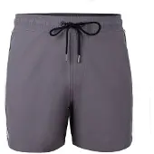 Yeaz Shorts de bain 'Seabeat' gris / noir / blanc