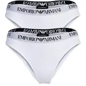 Emporio Armani Ew000404_af13033 Panties 2 Units Blanc L Femme