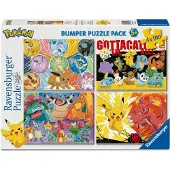 Ravensburger Pokemon 4x100 Pieces Puzzle Multicolore Enfants