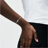 Pandora Bracelet Coeur & Maille Serpent Moments