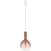 Nova Luce Suspension Nostos verre rose