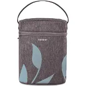 Miniland Sac thermo Terra pour thermos ou bouteilles, double, prune/fleurs