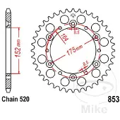 Jt Couronne moto JTR853,49