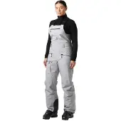 Helly Hansen Powderqueen 2.0 Salopette, pantalon de ski, femme, gris