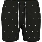Urban Classics Shorts de bain noir / blanc