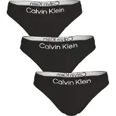 Calvin Klein Lv00qd5397 Thong 3 Units Noir M Femme