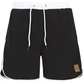 Urban Classics Shorts de bain noir / blanc